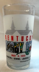 Kentucky Derby 117 neuwertig Julep Glas -- 1991 Churchill Downs - Bild 1 von 3