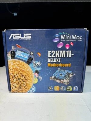 Asus 90MB0E40-M0AAY0 E2KM1I-DELUXE Mini-ITX AMD E2-2000 DDR3 Intel Motherboard - Image 1 of 4