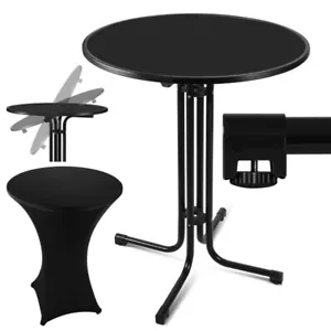 Stehtisch Bistrotisch Gartentisch Partytisch Klapptisch Klappbar 2in1 110cm - Bild 1 von 8