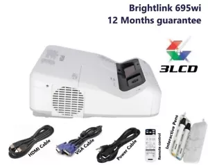 Proyector interactivo BrightLink 695wi Full HD 3LCD ultra corto alcance (garantía) - Imagen 1 de 9