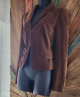 Akris Punto Caramel Textured Baumwolle Cotton Tailored/Fitted Jacket/Blazer Sz 8