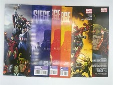 Siege #1,3-4 (of 4) + Cabal & Origins #1 Marvel Comics 2010 VF