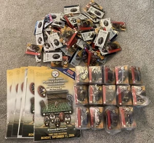 Sealed Pittsburgh Steelers Mini Player Football Collection 2006 NFL 167+9 Cards - Picture 1 of 4