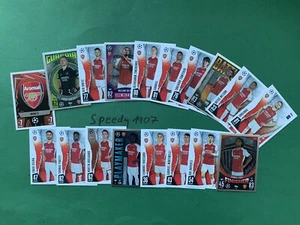 Topps Match Attax Champions League 23/24 los 18 Arsenal Odegaard Saka completo - Imagen 1 de 1