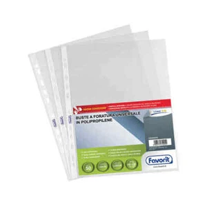 0000042507 Favorit BUSTE FORATE LINEAR 22X30 100MY (50 PEZZI) - Foto 1 di 1