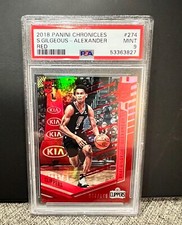 2018 Panini Chronicles Red Foil /149 Shai Gilgeous-Alexander #274 PSA Mint 9 RC