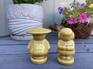 1950’s New Asian Salt and Pepper Shaker Set by Gibson Dining Never Used - Picture 1 of 7