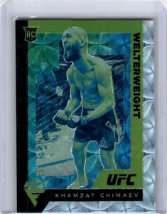 Mira telescópica plateada Panini Chronicles UFC Asia T Mall Flux #251 2021 Khamzat Chimaev RC - Imagen 1 de 2