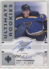 2017 Ultimate Collection 2007-08 Retro Rookies /299 Tage Thompson Rookie Auto RC