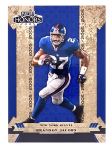 2005 Playoff Honors #119 Brandon Jacobs RC 278/699 New York Giants - Picture 1 of 2