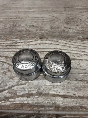 Harley Davidson Road King 2004 04 99-06 tapacubos de tuerca de eje de rueda delantera Foto 1 de 4