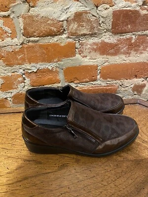 Zapatos sin cordones Flexus By Spring Concha Step negros para mujer talla 9. Usado Foto 1 de 4