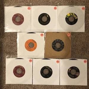 8 Pop 45 vinyl record Joan Weber Johnny Restivo Jonathan King Johnny Desmond - Picture 1 of 24