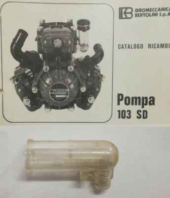 BICCHIERE OLIO POMPA 103 SD IDROMECCANICA BERTOLINI COD. 95004332