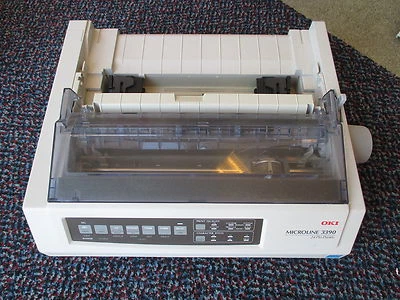 OKI 3390 Dot Matrix Impact Printer USB 24-Pin Microline Drucker POS LPT GE7200B - Image 1 of 2