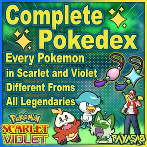 KOMPLETT Pokedex Pokemon Home Scarlet and Violet Paldea🌟6iv Shiny Non Shiny - Bild 1 von 12