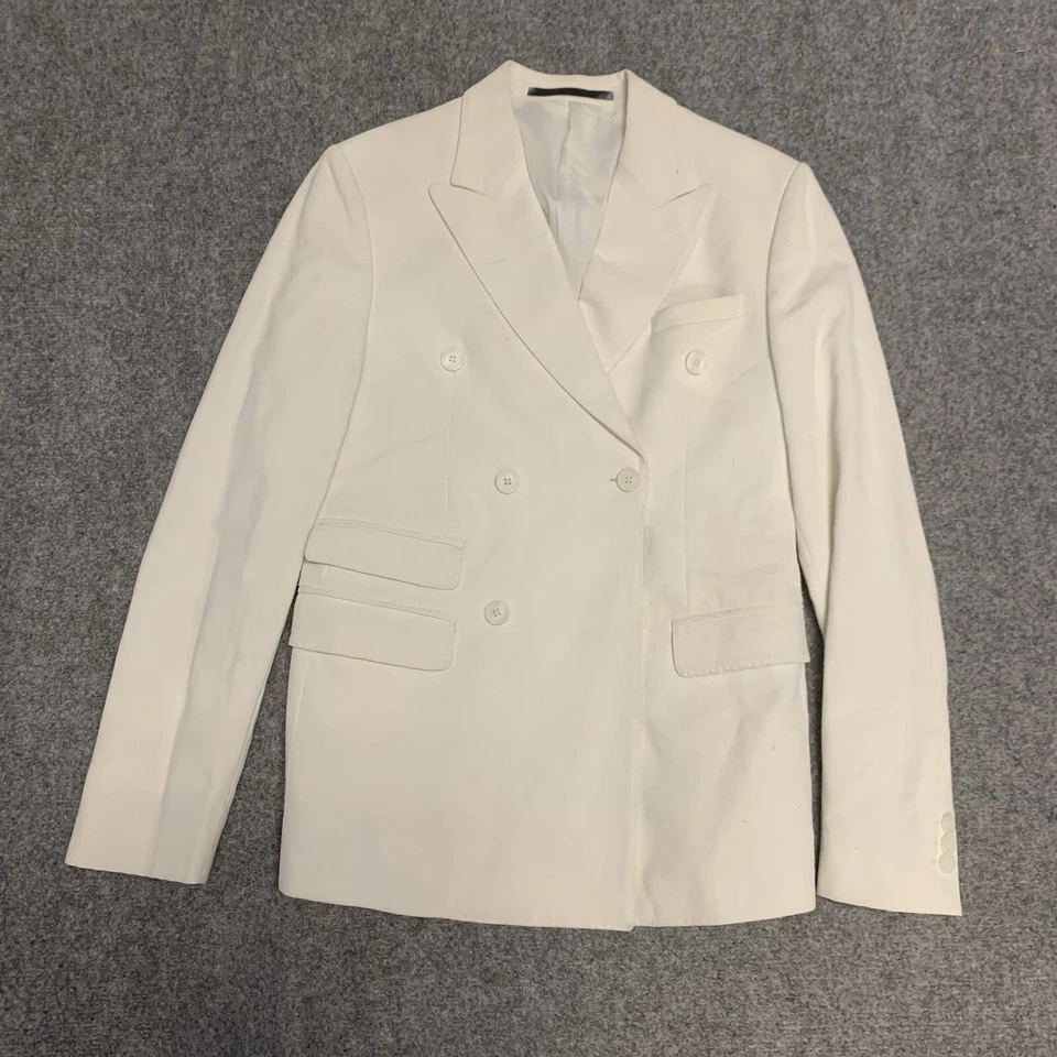 Hombres Emporio Armani Robert Line Slim Algodón Pico Doble Pecho Talla 44 $1395 Foto 1 de 4