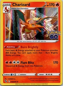 Charizard Holo Rare Pokemon GO 010/078 NM - Bild 1 von 2