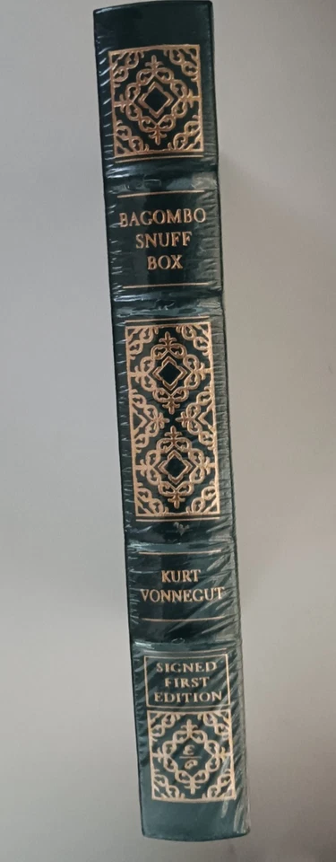 BAGOMBO SNUFF BOX by KURT VONNEGUT EASTON PRESS SEALED SIGNED Foto 1 de 2