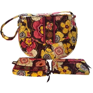 Vera Bradley Saddle Up 3 Piece set in Retired Buttercup Pattern - Bild 1 von 18
