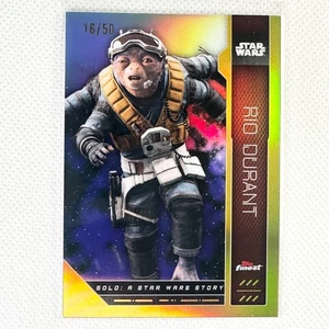 2023 Topps Finest Star Wars Rio Durant #FN-87 GOLD Refractor /50 - Picture 1 of 8