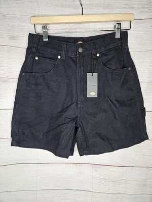 Pantalones Cortos Dickies Mujer 28 Negro Pato Lona Carpintero Bermudas Ropa de Trabajo Nuevo con Etiquetas Foto 1 de 4