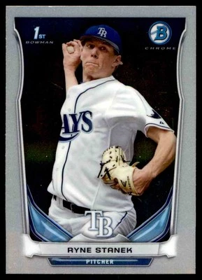 2014 Bowman Chrome Prospects Ryne Stanek Tampa Bay Rays #BCP84 - Image 1 of 2