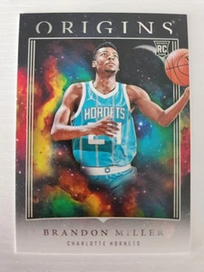 2023-24 Panini Origins Brandon Miller RC #89 Charlotte Hornets Rookie - Picture 1 of 2