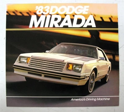 Брошюра по продажам автомобилей DODGE Mirada LF США 1983 81-205-3003 8/82 150 М inc цвета - Изображение 1 из 4