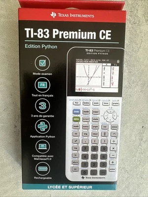 Calculatrice Scientifique Texas Instruments TI-83 Premium CE Edition Python NEUF - Photo 1/2