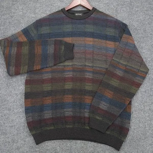 VTG St Croix Knits Sweater Mens Large Wool USA Crewneck Pullover Lightweight  - Picture 1 of 12