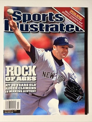 Sports Illustrated September 10, 2001 Roger Clemens New York Yankees (G3) - Image 1 of 2