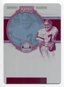 2017 Playoff Printing Plate Magenta John Elway 1/1 Denver Broncos - Picture 1 of 2