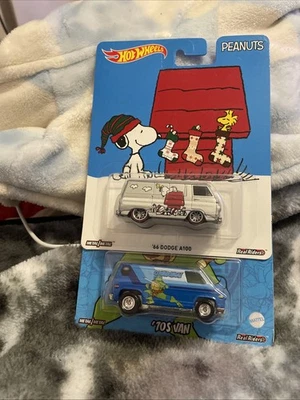 2016 风火轮花生 66 道奇 A100 史努比/伍德斯托克和忍者神龟 70 年代 Van — 第 1/4 张图片