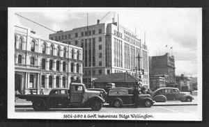 Wellington Post Office Cars Government Insurance Buildings New Zealand 50s - Bild 1 von 1