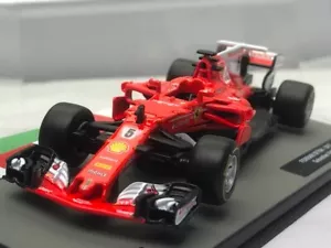 #5 Ferrari SF70H Sebastian Vettel 2017 1/43 Modello Diecast F1 Auto Ixo Altaya - Foto 1 di 6