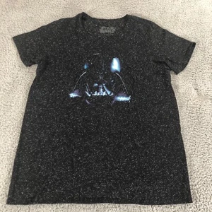 Star Wars T-Shirt Girls Youth L "Darth Vader in Stars" Her Universe Black White - Picture 1 of 6