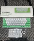 Corsair K65 White Rgb Mini 60% Mechanical Gaming Keyboard  Hint Of Mint