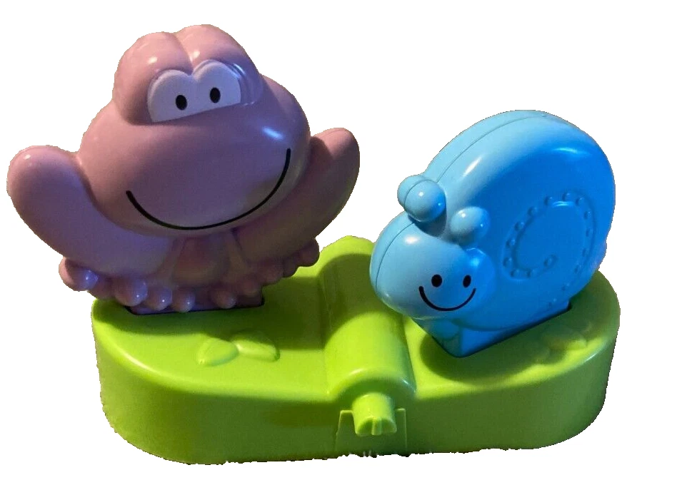 Fisher Price Go Wild Jumperoo Zoo repuesto rana y caracol pieza de juguete Foto 1 de 2