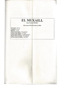 R.C.M  - UNIQUEMENT LE PLAN "EL MUXAILL" - ATTENTION PAS DE REVUE - Foto 1 di 1