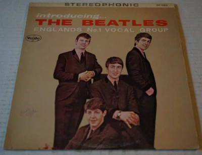 Introducing The Beatles - Englands No 1 Vocal Group Vee-Jay Records VJLP 1062 Vg - Image 1 of 4