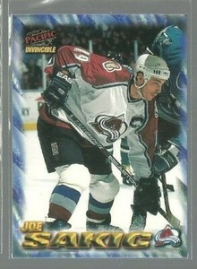 1997-98 Pacific Invincible NHL Regime #57 Joe Sakic (ref 96767)