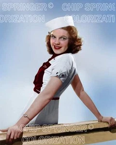 JUDY GARLAND Wearing a Sailor Suit #3 | 8x10 COLOR Photo by CHIP SPRINGER - Picture 1 of 1