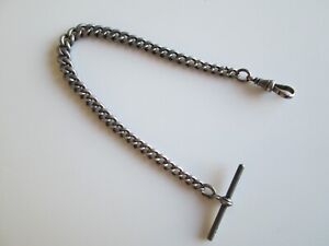 VINTAGE STERLING SILVER WATCH CHAIN
