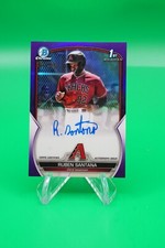 2023 Bowman Chrome Prospect Auto Purple Refractor /250 Ruben Santana Auto R6220J