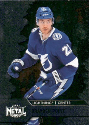 2020-21 Metal Universe #64 Brayden Point Card - Image 1 of 2
