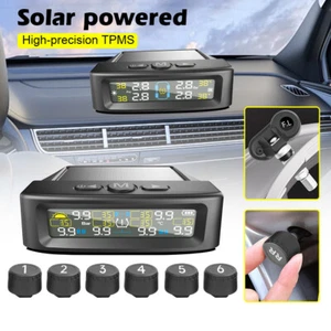 Solar Charging Trailer TPMS RV 4Sensor Real-time Tire Pressure Monitoring System - Picture 1 of 28