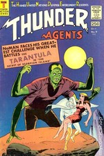 THUNDER Agents #9 VG 4.0 1966 Stock Image Low Grade