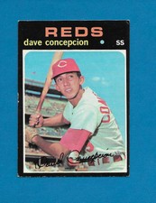 1971 Topps #14 Dave Concepcion ROOKIE card Cincinnati Reds star EX+