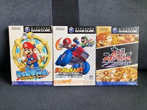 Super Smash Bros & Mario kart Double dash & Super Mario Sunshine GameCube set - Picture 1 of 4